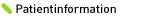 Patientinformation