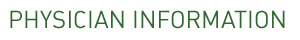 physician information